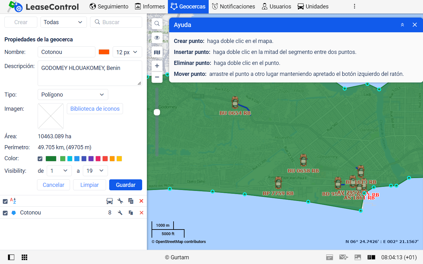 Custom geofences es